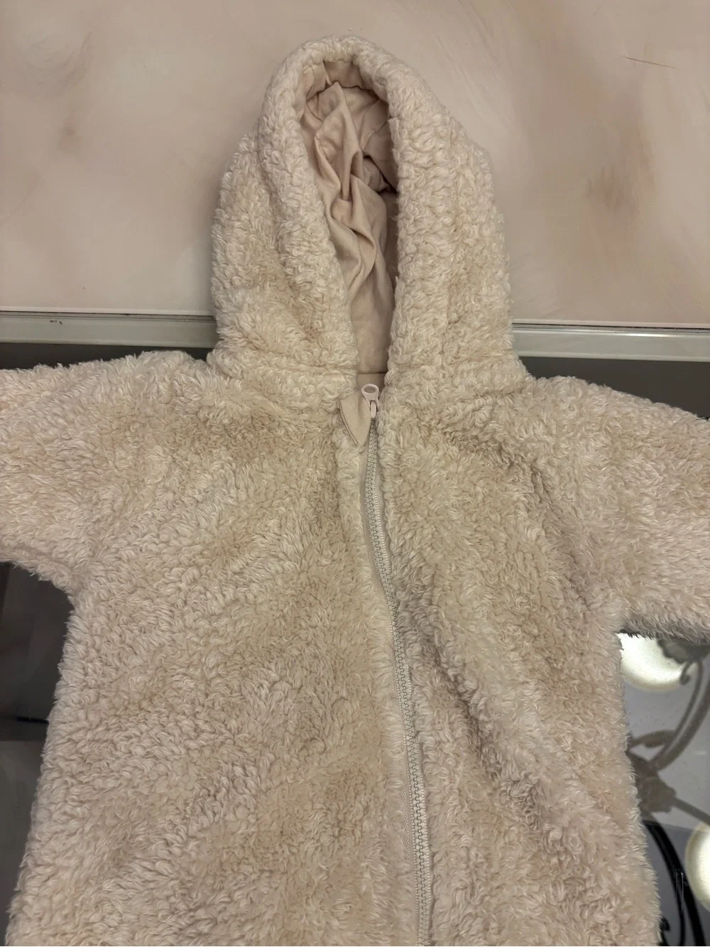 Baby sherpa bear bunting size 66 (6-9 month)